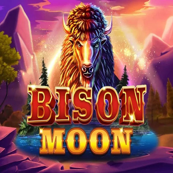 Slots logo of Bison Moon from Northern Lights Gaming at Priced Up Casino