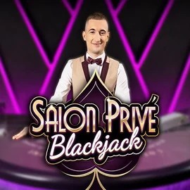 Blackjack Salon Privé slot icon by Ezugi, available at Priced Up Casino