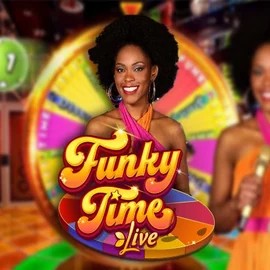 Funky Time logo by Evolution at Priced Up Casino