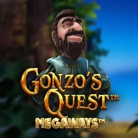 Gonzo's Quest Megaways logo by Red Tiger Gaming at Priced Up CasinoGonzo's Quest Megaways