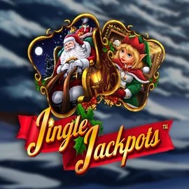 Jingle Jackpots slot icon by Dragon Gaming, available at Priced Up Casino