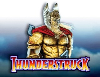 Logo of Thunderstruck from Games Global at Priced Up Casino