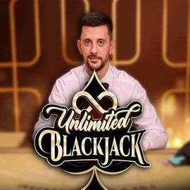 Unlimited Blackjack logo by Ezugi at Priced Up CasinoUnlimited Blackjack